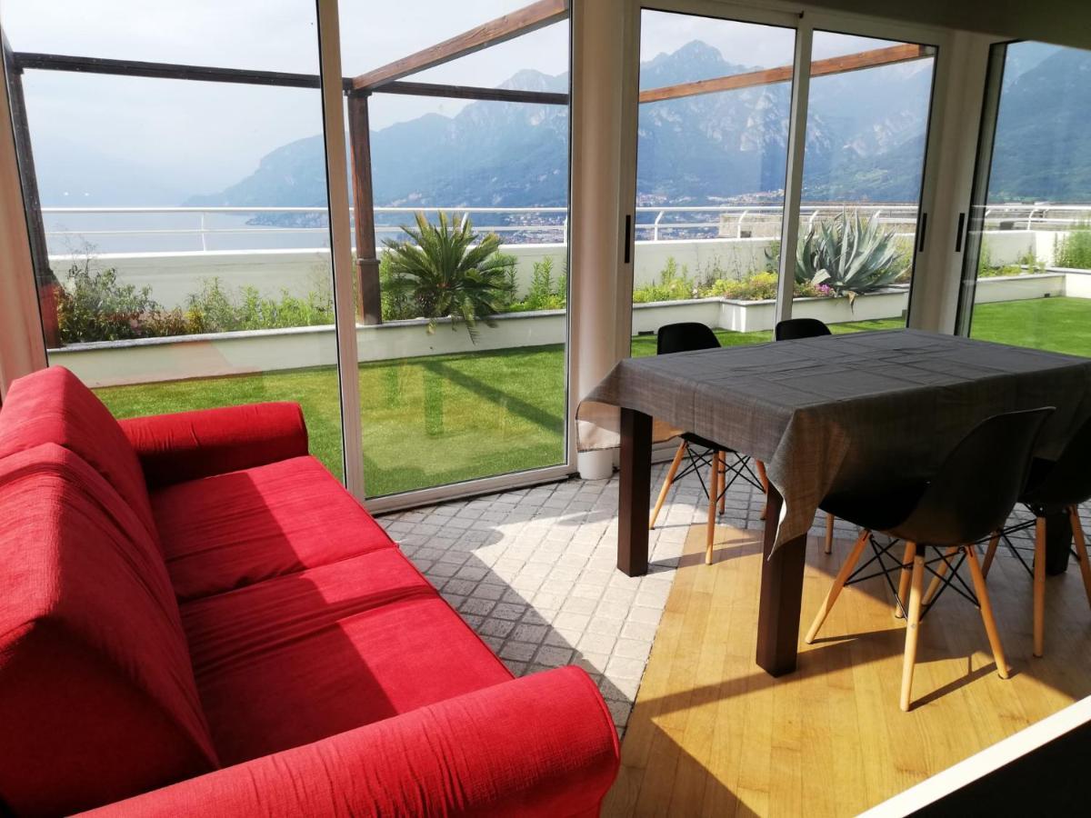 Attico With Big Terrace In Residence With Pool Valbrona Exterior foto