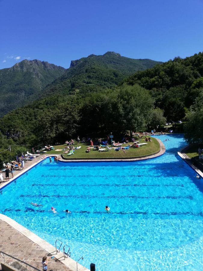 Attico With Big Terrace In Residence With Pool Valbrona Exterior foto