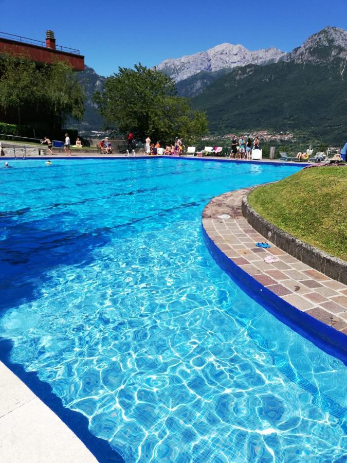 Attico With Big Terrace In Residence With Pool Valbrona Exterior foto